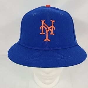 NEW Fear of God New York Yankees Fitted Cap Wool/Polyester Blue Sz 7 1/8